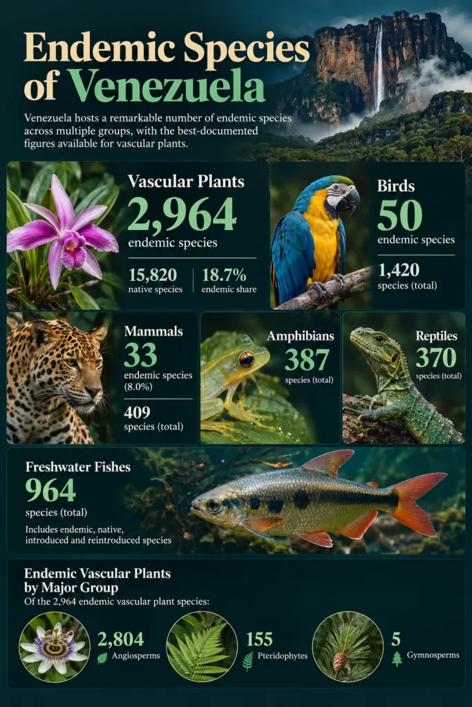 Venezuela endemic species profile
